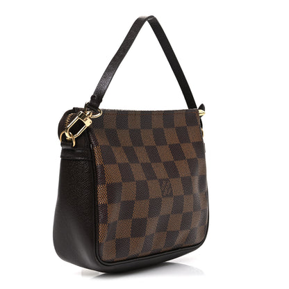 Louis Vuitton Damier Ebene Trousse Make Up Bag Pochette 3 of 10