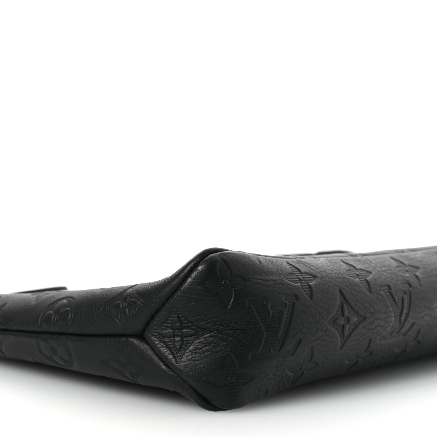 Shadow Calfskin Monogram Pochette Voyage Souple Black