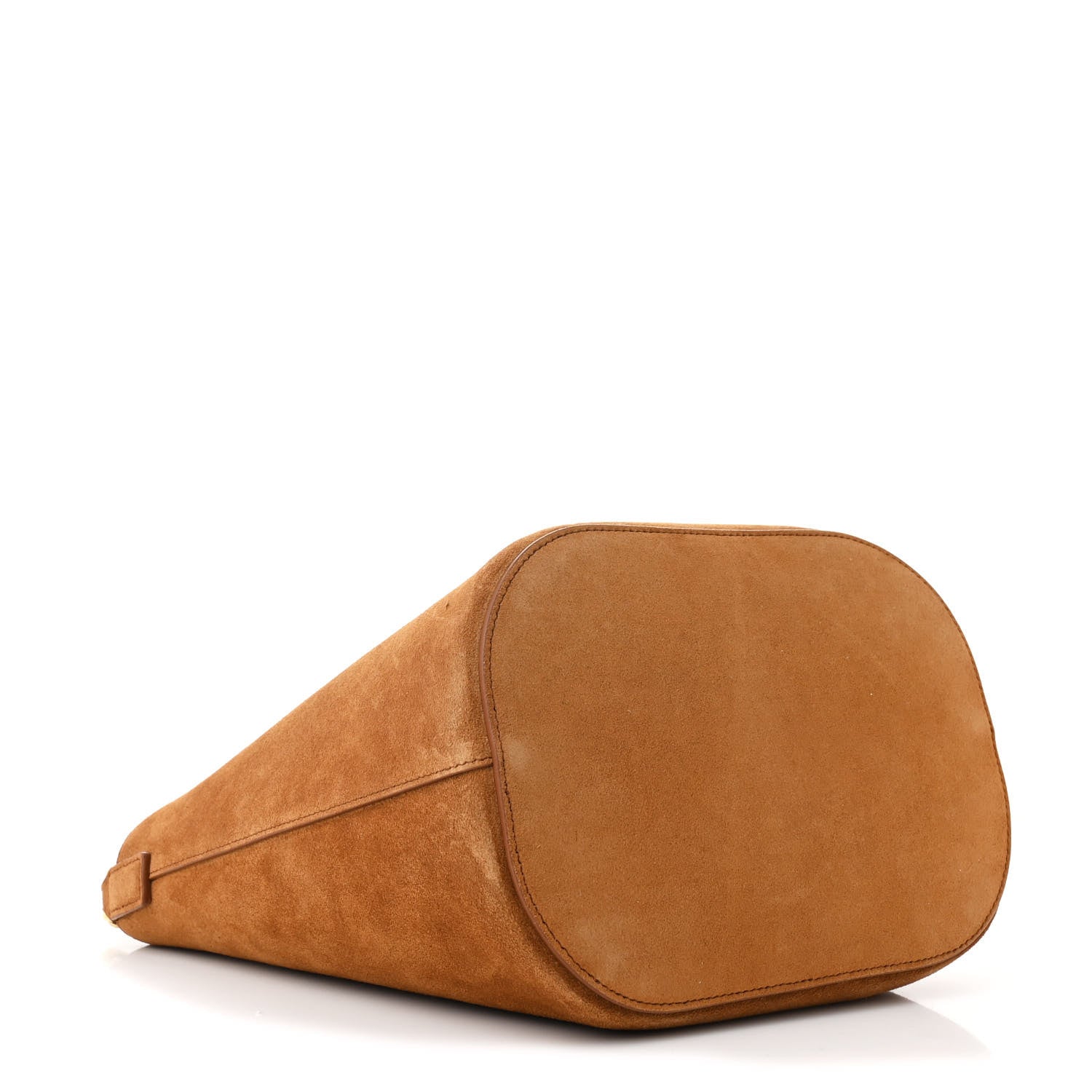 Celine Suede Calfskin Triomphe Medium Louise Bag Pecan 5 of 14