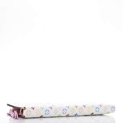 Louis Vuitton Monogram Multicolor Insolite Wallet White Litchi 4 of 8