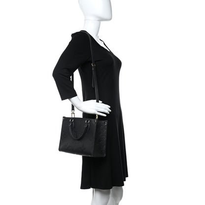Louis Vuitton Empreinte Monogram Giant Onthego PM Black 2 of 9
