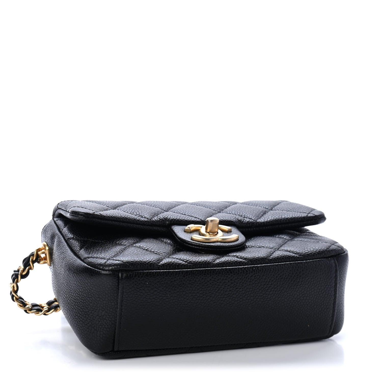 Chanel Caviar Quilted Mini Chain Soul Flap Black 3 of 4