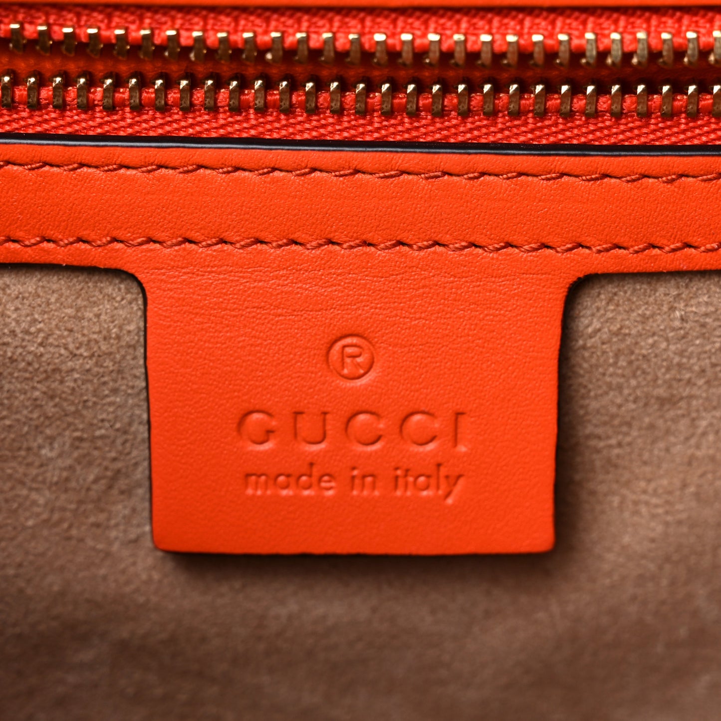 Calfskin Small Sylvie Shoulder Bag Orange
