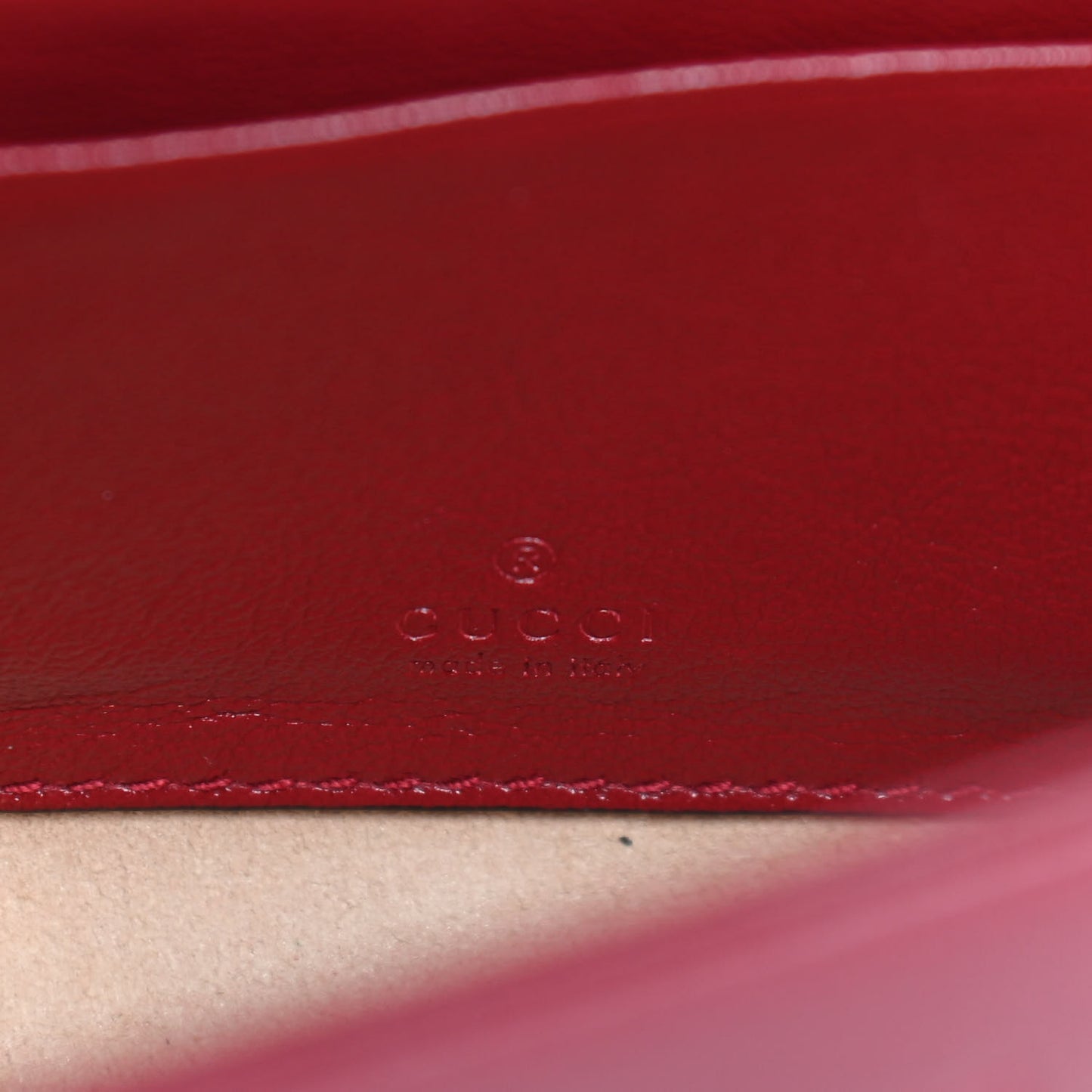 Textured Calfskin Web Mini Rajah Slim Flap Shoulder Bag Romantic Cherry