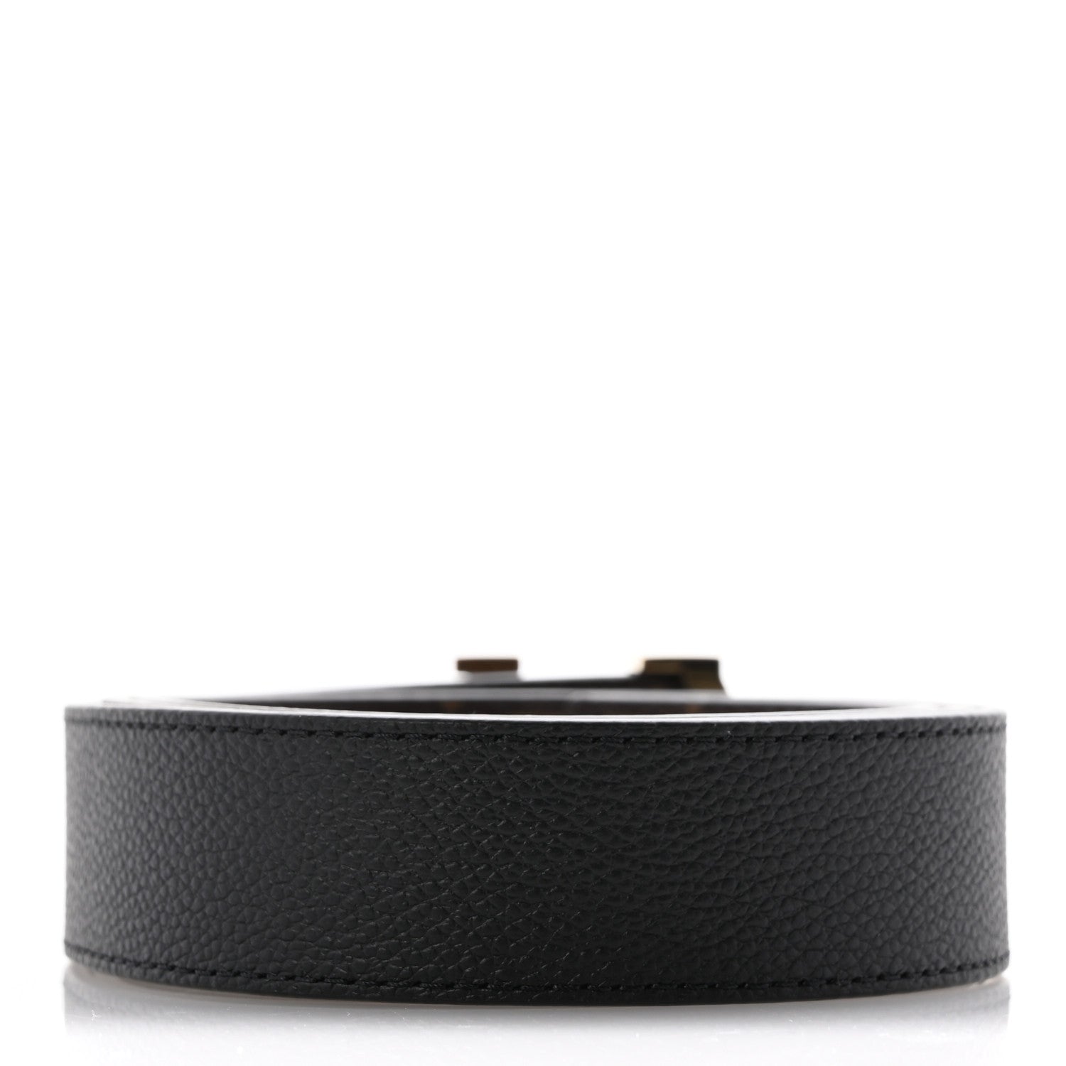 Louis Vuitton Calfskin Monogram 30mm LV Initiales Reversible Belt 90 36 Black 2 of 7