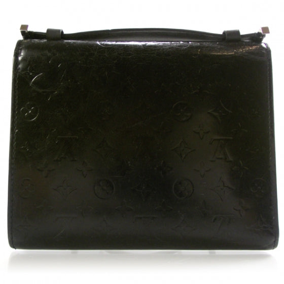 Louis Vuitton Vernis Glace Anouchka PM Wallet Black 2 of 9