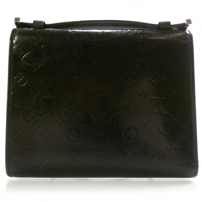 Louis Vuitton Vernis Glace Anouchka PM Wallet Black 2 of 9
