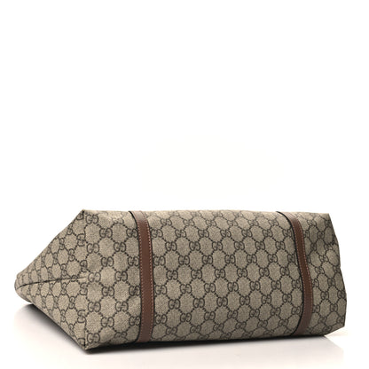 Gucci GG Supreme Monogram Medium Nice Tote Brown 4 of 10