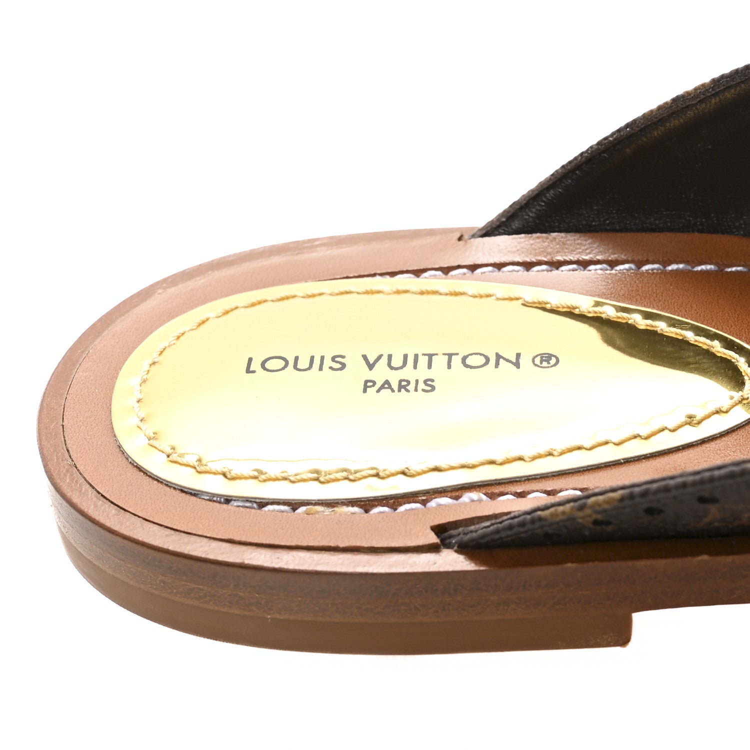 Louis Vuitton Monogram Sunny Flat Thong Sandals 40 Brown 8 of 9
