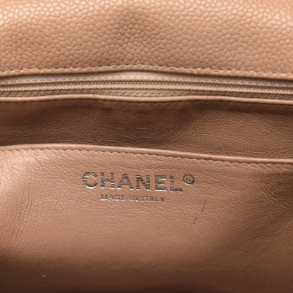 Chanel Caviar Quilted Jumbo Single Flap Beige 6 of 17