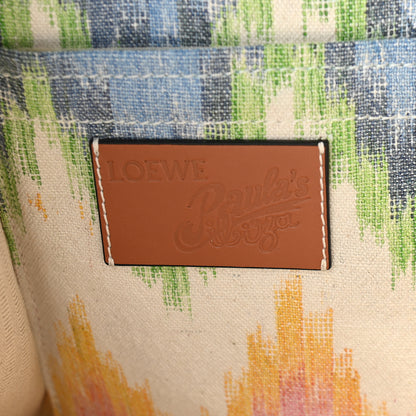 Loewe Canvas Beaded Paula Beach Tote Multicolor 6 of 8