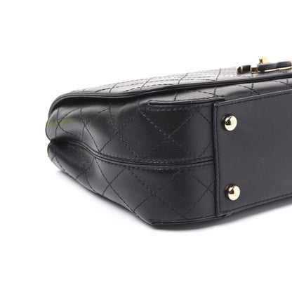 Chanel Calfskin Stitched Medium Covered CC Flap Bag Black 5 of 10
