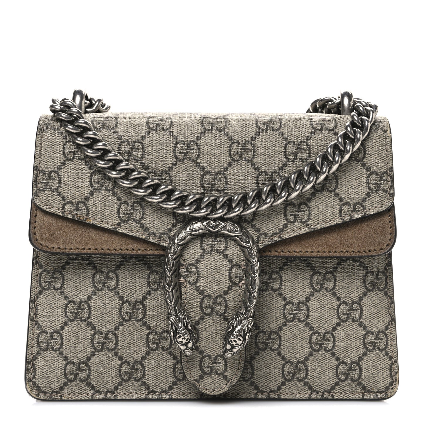 GG Supreme Monogram Mini Dionysus Shoulder Bag Taupe