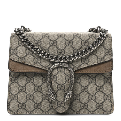 Gucci GG Supreme Monogram Mini Dionysus Shoulder Bag Taupe 1 of 10