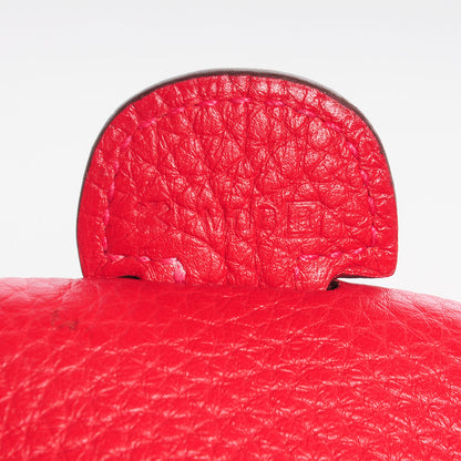 Hermes Taurillon Clemence Evelyne III PM Rouge Casaque 8 of 15