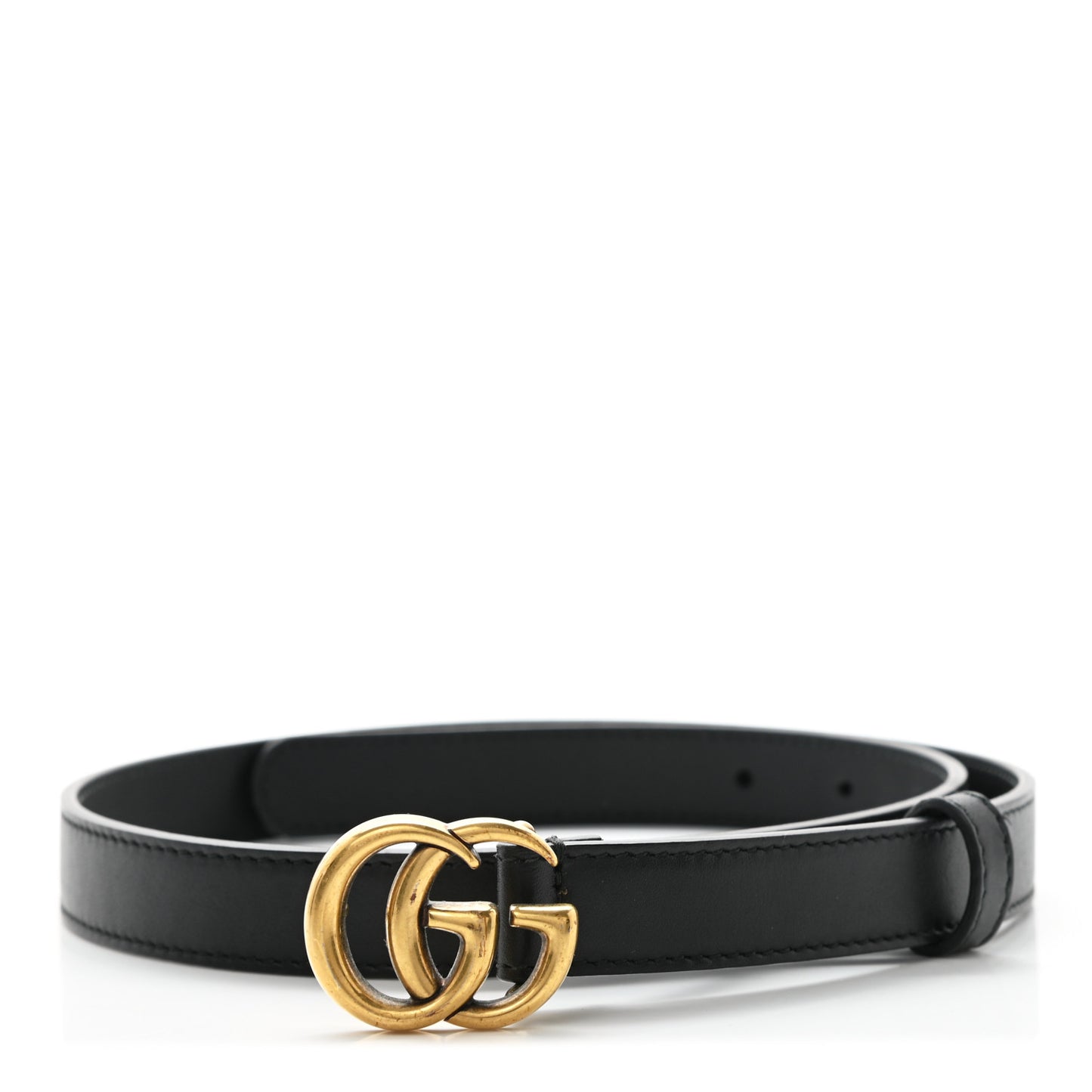 Calfskin Double G 20mm Belt 70 28 Black