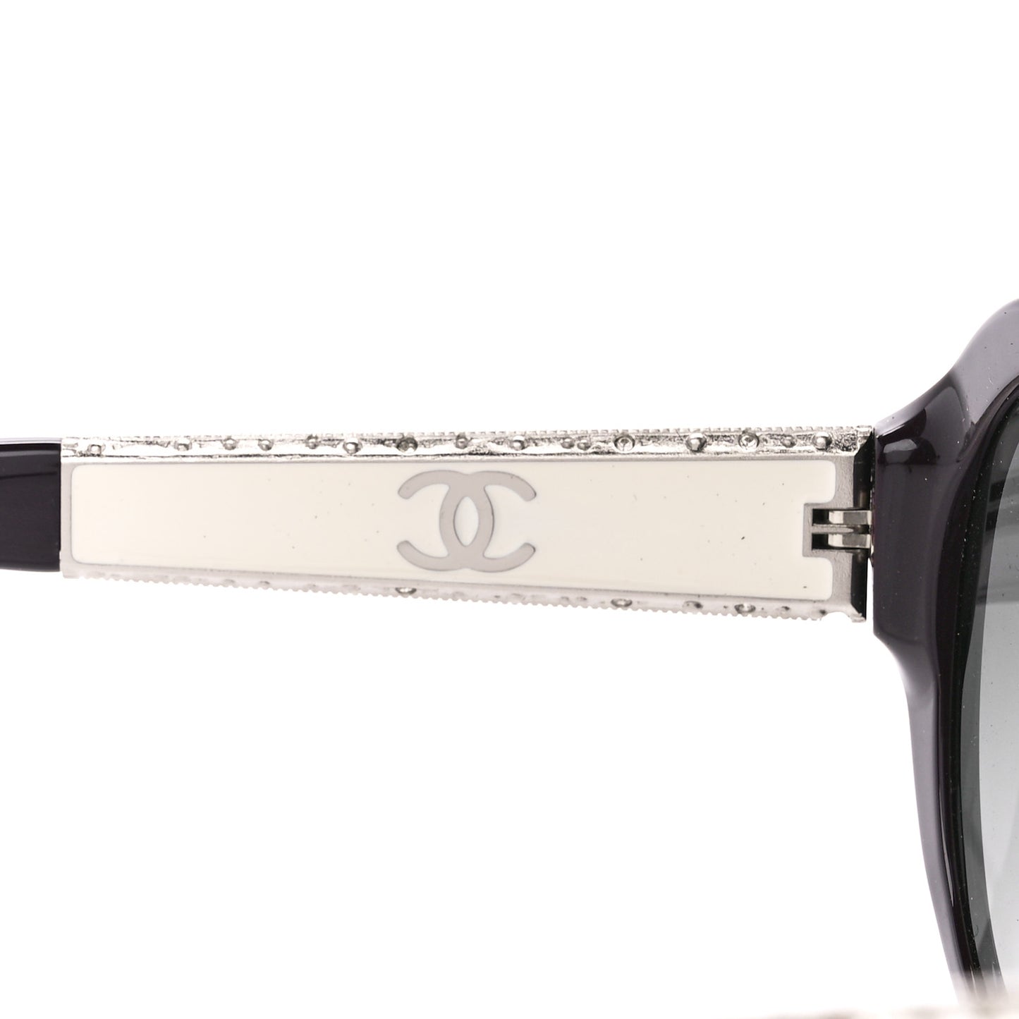 Round Acetate Bijoux Exclusive Sunglasses 5290B Black
