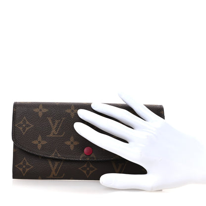 Louis Vuitton Monogram Emilie Wallet Fuchsia 2 of 8