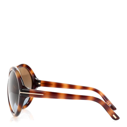 Tom Ford Acetate Jada Sunglasses TF1070 Tortoise 3 of 8