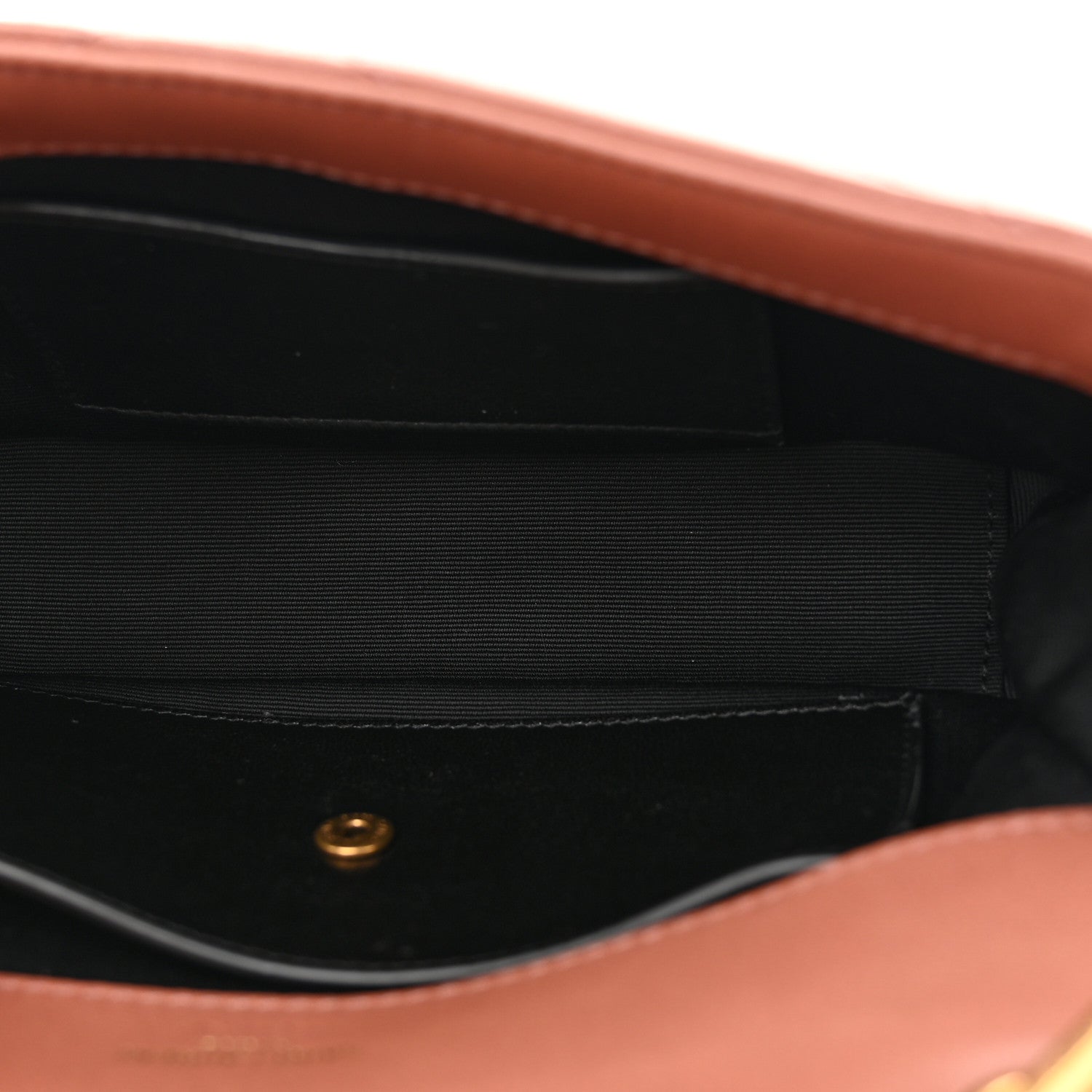 Saint Laurent Lambskin Chevron Quilted Mini Loulou Bag Barely Pink 6 of 11