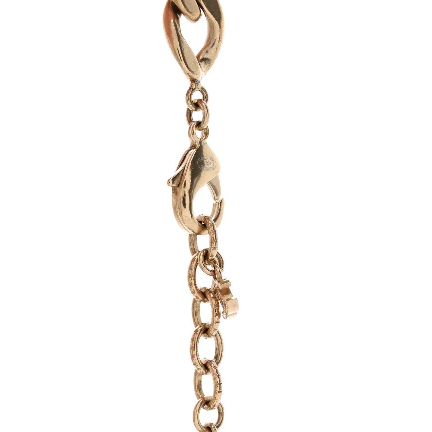 Chanel Crystal CC Multi Strand Chain Belt 75/30 Gold 4 of 5