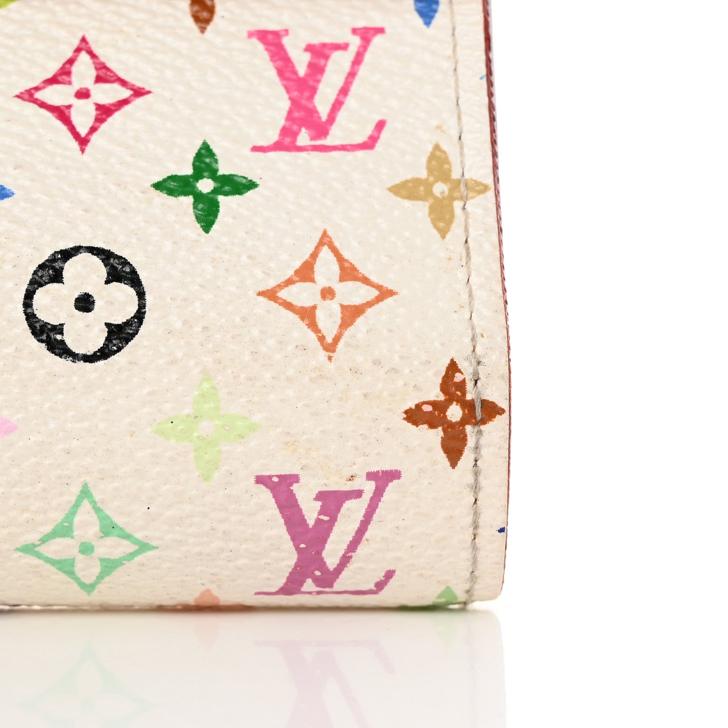 Louis Vuitton Monogram Multicolor Alexandra Wallet White 15 of 24