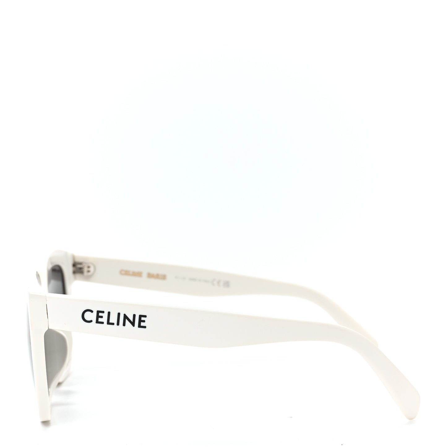 Acetate Sunglasses CL40198F White