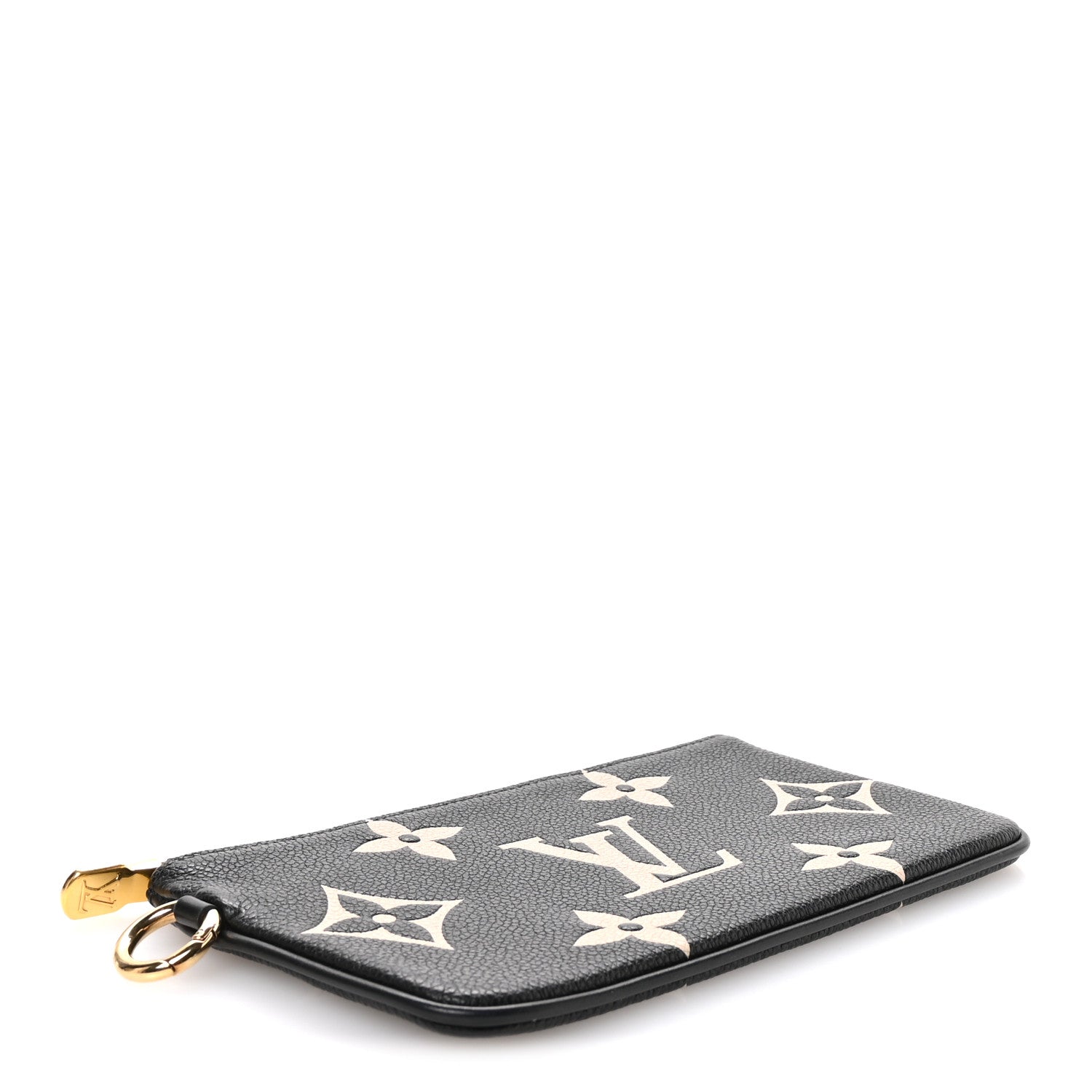 Louis Vuitton Empreinte Monogram Giant Crafty Trio Pochette Black Creme 4 of 6