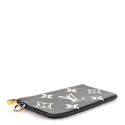 Louis Vuitton Empreinte Monogram Giant Crafty Trio Pochette Black Creme 4 of 6