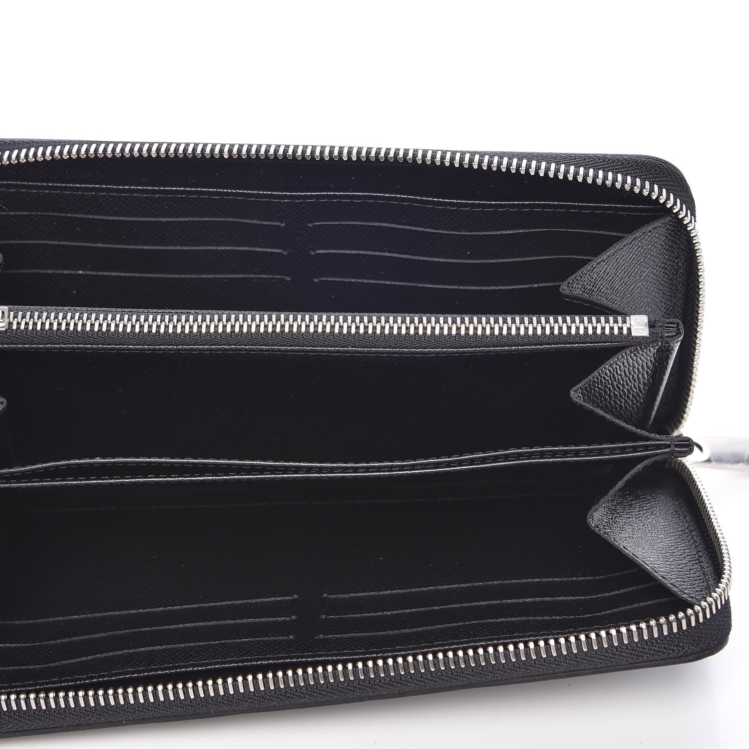 Louis Vuitton Epi Zippy Wallet Black 5 of 7