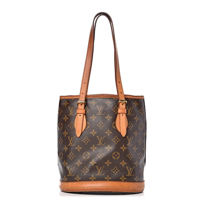Louis Vuitton Monogram Petit Bucket 23 1 of 18