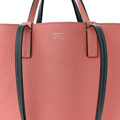 Moynat Taurillon Blush Calfskin Quattro Reversible Tote TPM Blue Pink 11 of 18