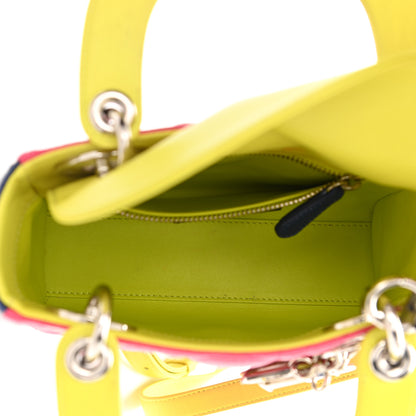 Christian Dior Lambskin Cannage Mini Lady Dior Multicolor 5 of 12