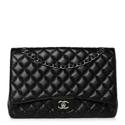 Chanel Caviar Quilted Maxi Single Flap Black 1 of 17