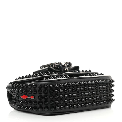 Christian Louboutin Calfskin Spikes Sweety Charity Crossbody Bag Black 4 of 12