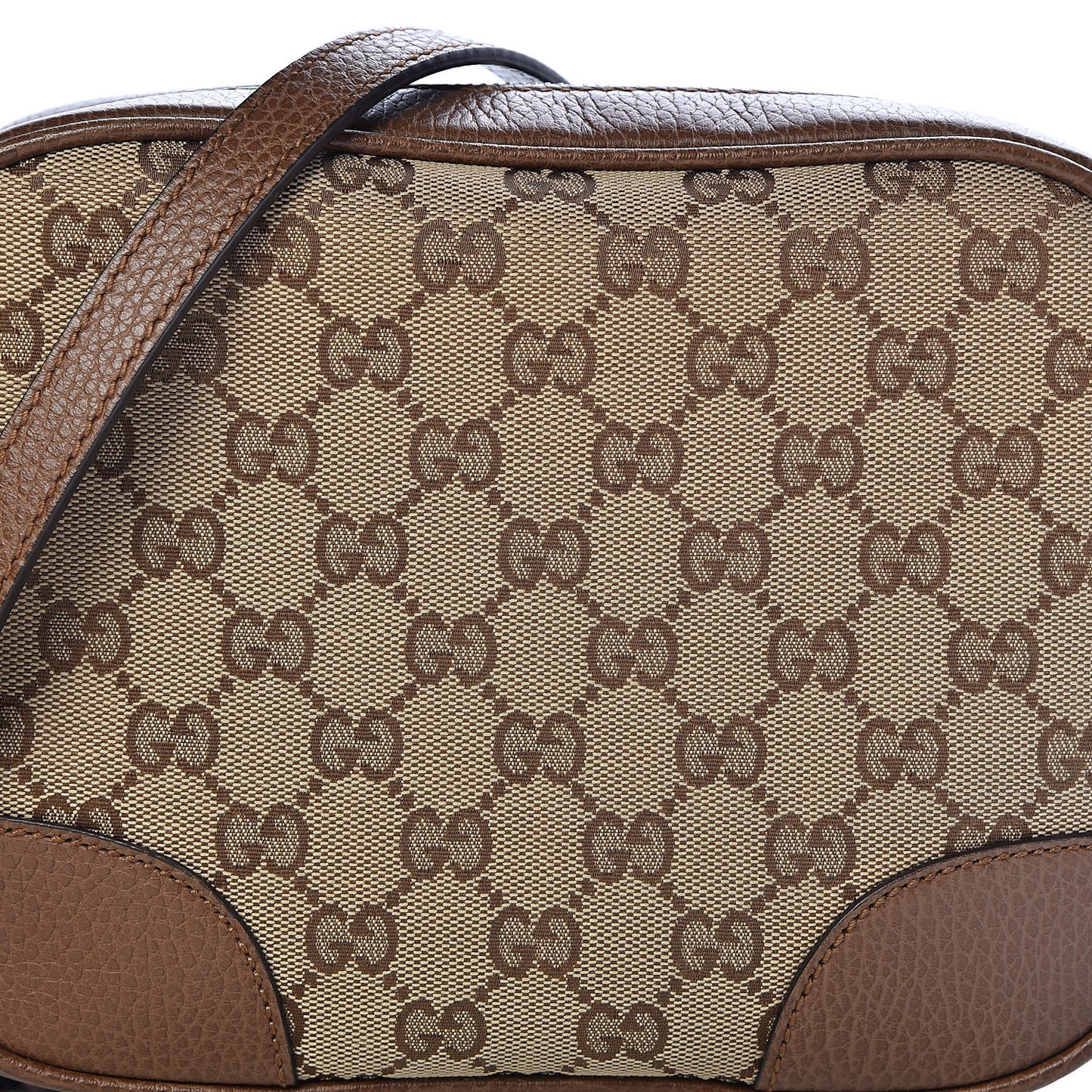 Monogram Mini Bree Messenger Bag Beige Tabacco