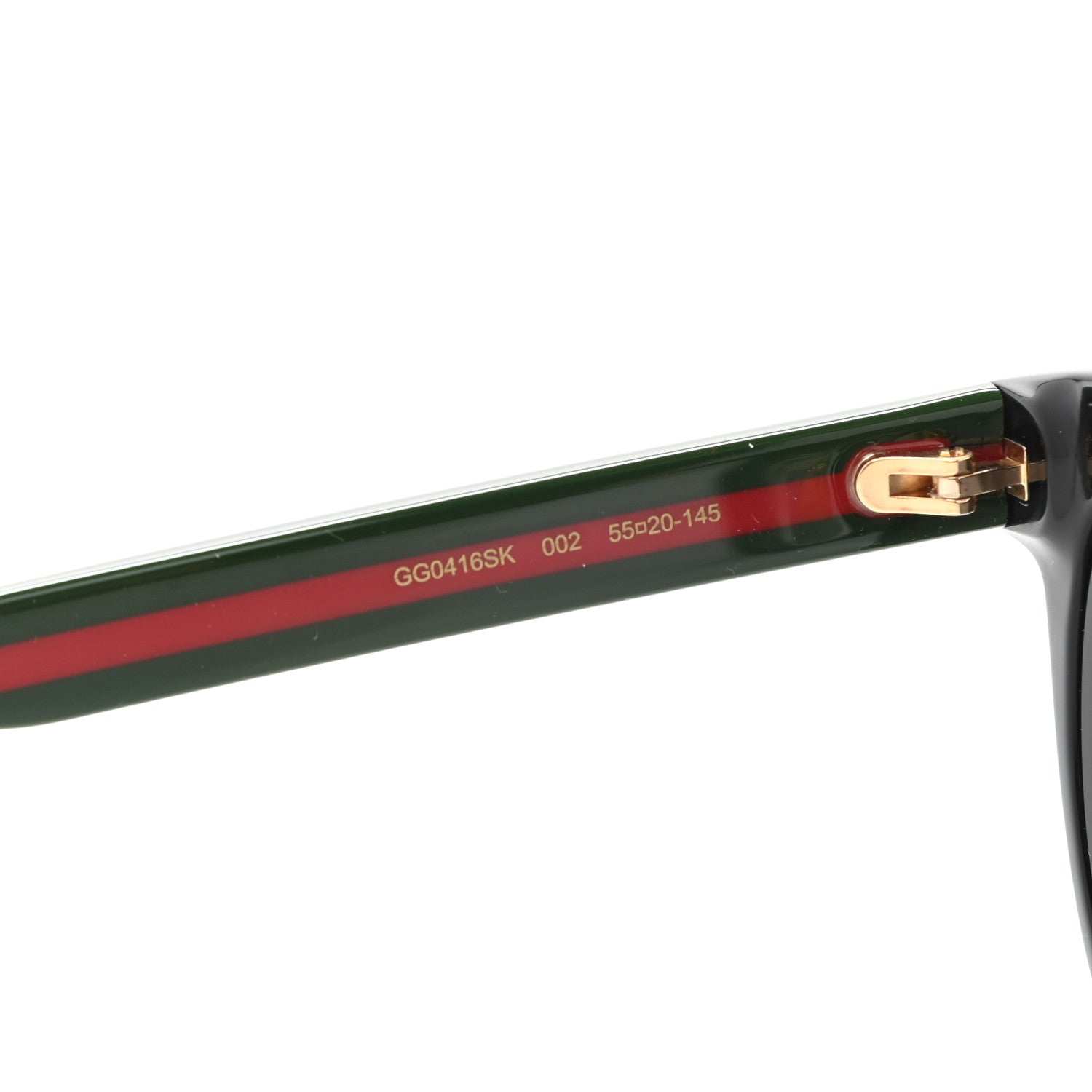 Gucci Acetate GG Web Round Eye Sunglasses GG0854SK Black 5 of 8