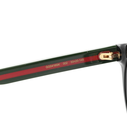 Gucci Acetate GG Web Round Eye Sunglasses GG0854SK Black 5 of 8