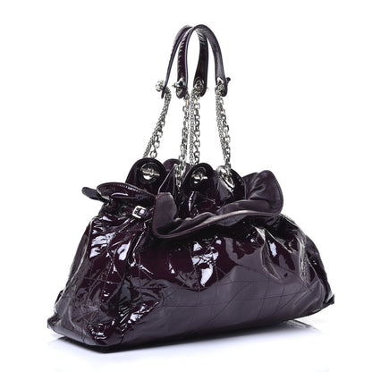 Christian Dior Patent Cannage Medium Le Trente Tote Purple 3 of 10