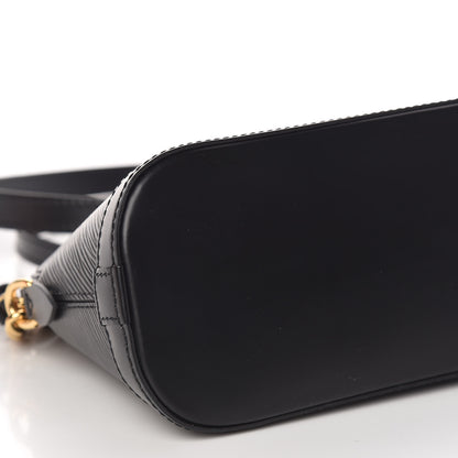 Louis Vuitton Epi Alma Mini Black 7 of 9