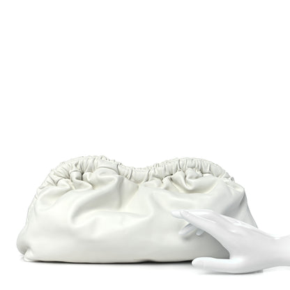 Mansur Gavriel Lambskin Cloud Clutch White 2 of 9