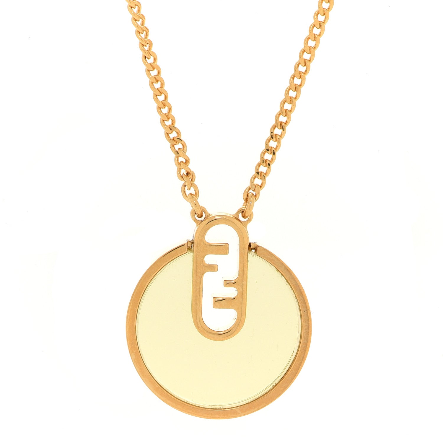 Fendi Metal Necklace Gold 4 of 7
