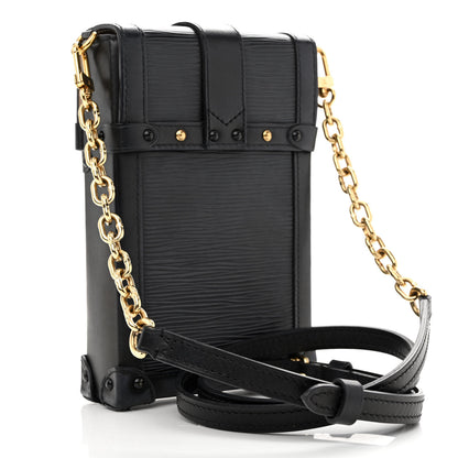 Louis Vuitton Epi Pochette Trunk Verticale Black 3 of 10