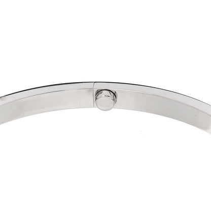 Cartier 18K White Gold Small LOVE Bracelet 19 7 of 8