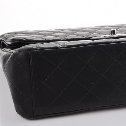 Chanel Lambskin Quilted Maxi Double Flap Black 11 of 12