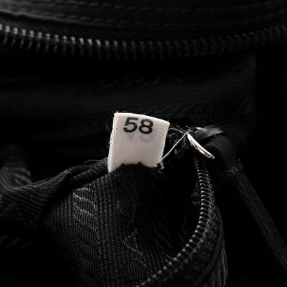Prada Nylon Vela Messenger Bag Black 7 of 13