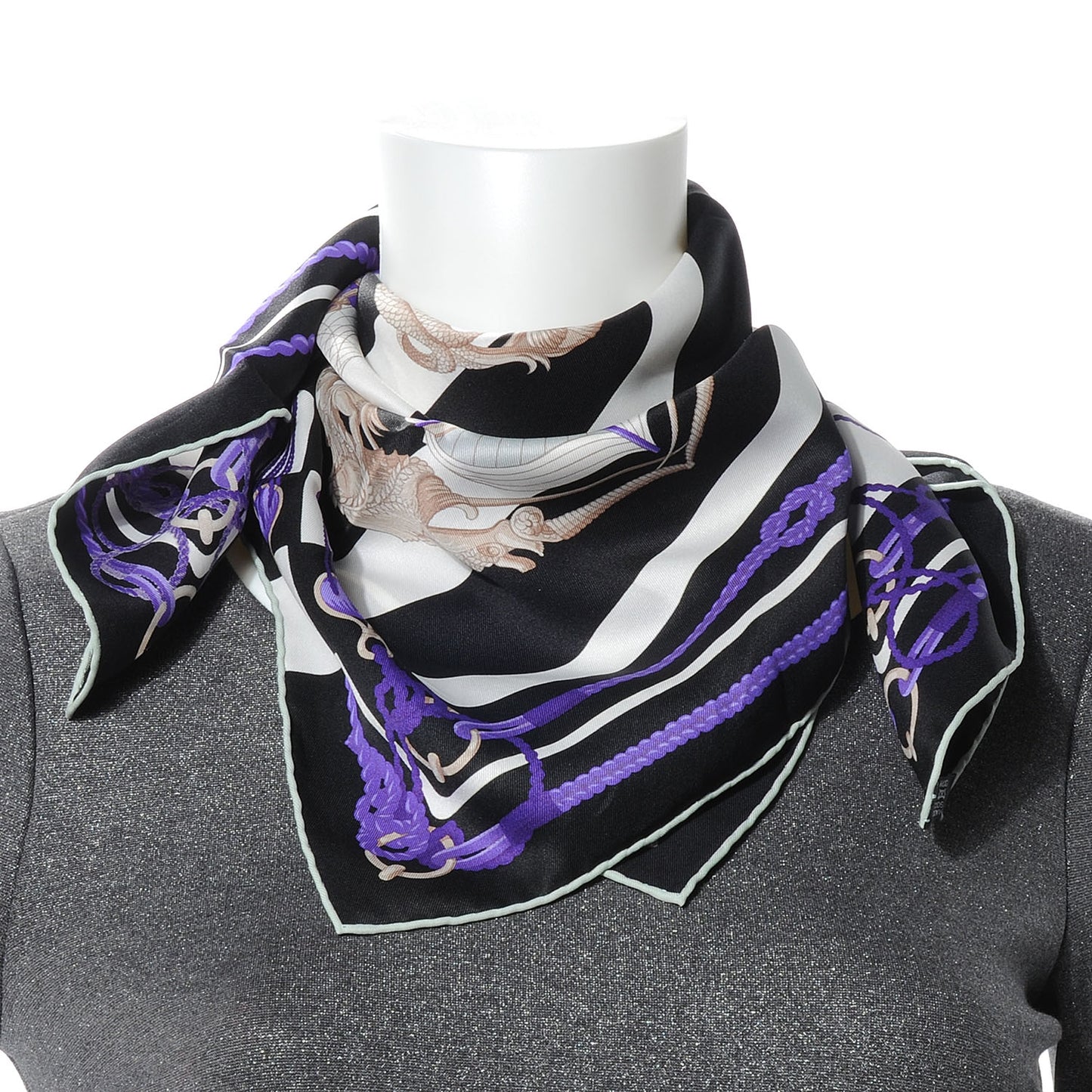 Silk Chateaux D Arriere Scarf 70