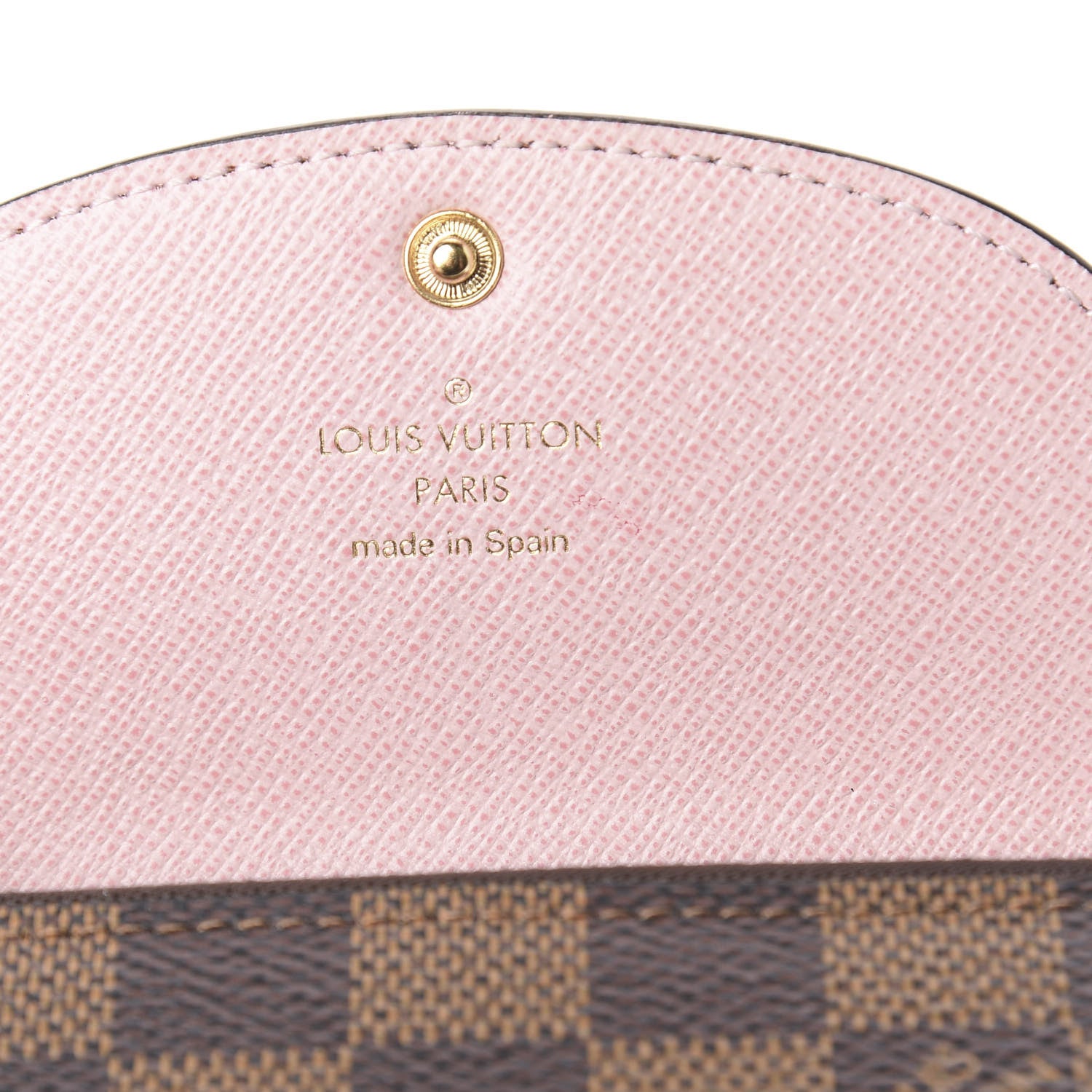 Louis Vuitton Damier Ebene Rosalie Coin Purse Rose Ballerine 6 of 8