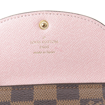 Louis Vuitton Damier Ebene Rosalie Coin Purse Rose Ballerine 6 of 8