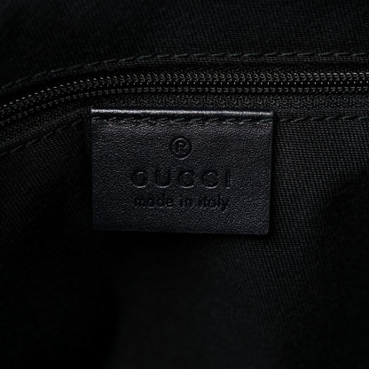 Gucci GG Supreme Monogram Web Flat Messenger Bag Navy 6 of 10